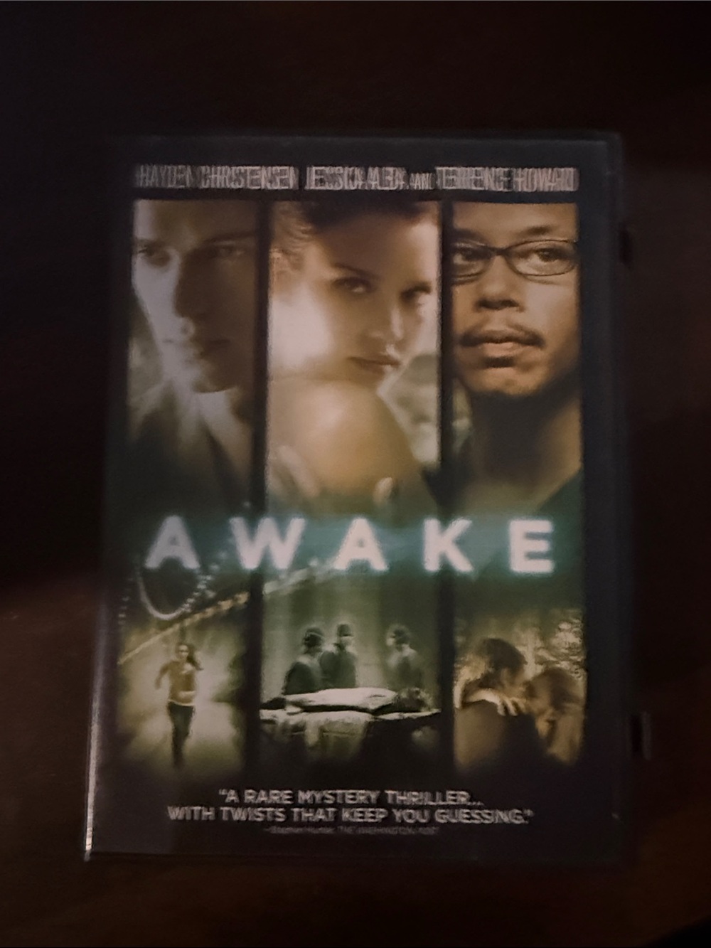 AWAKE DVD Movie Case - Teal/Black Cover